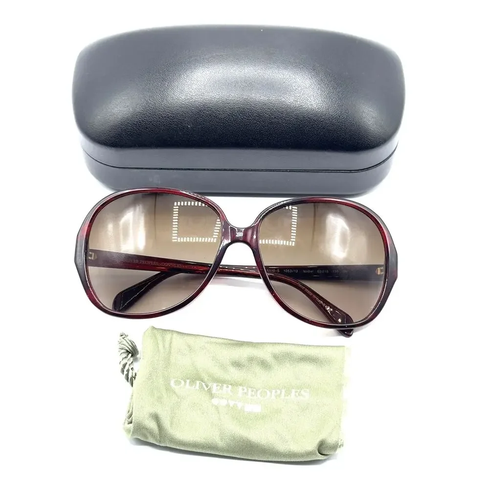 Oliver Peoples Sunglasses ISOBEL OV5110S 1053 Burgandy Butterfly Brown Gradient